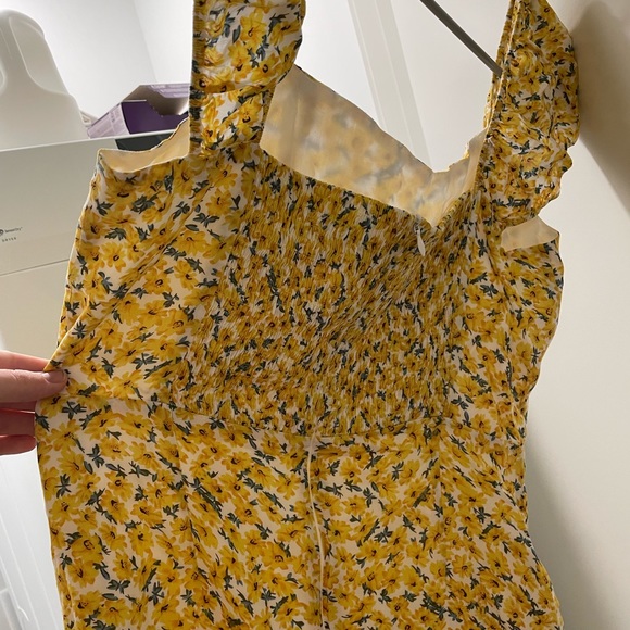 Yellow floral dress - Picture 3 of 3
